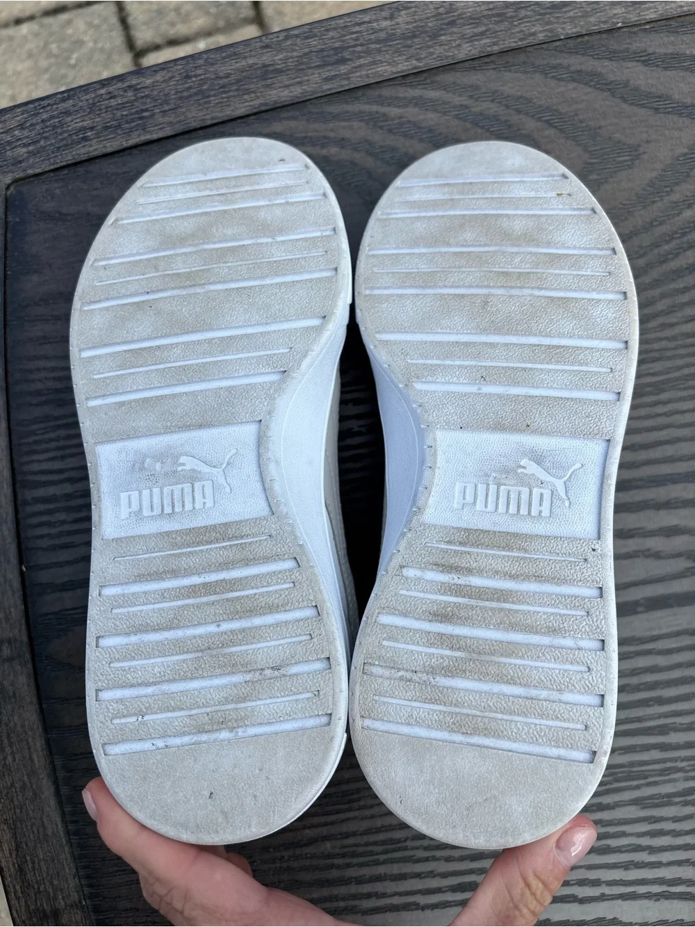 PUMA Caven Dime Low White Grey Sz 7